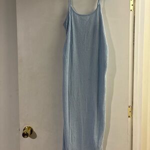 SHEIN Light Blue Maxi Dress